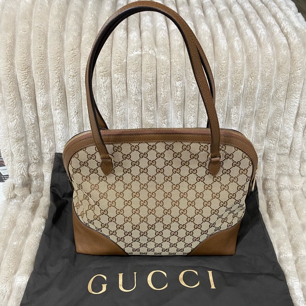 Authentic Gucci Bree Dome Shoulder Bag